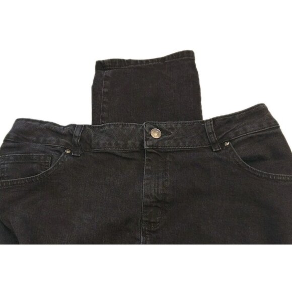 Lee Women's SIze 16 Black Jeans 36x30 - Picture 2 of 6